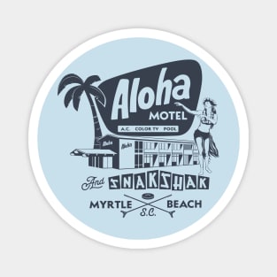 Aloha Motel hula Magnet